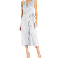 Adrianna Papell Women's Ruffled Midi Dress Blue Size 4
