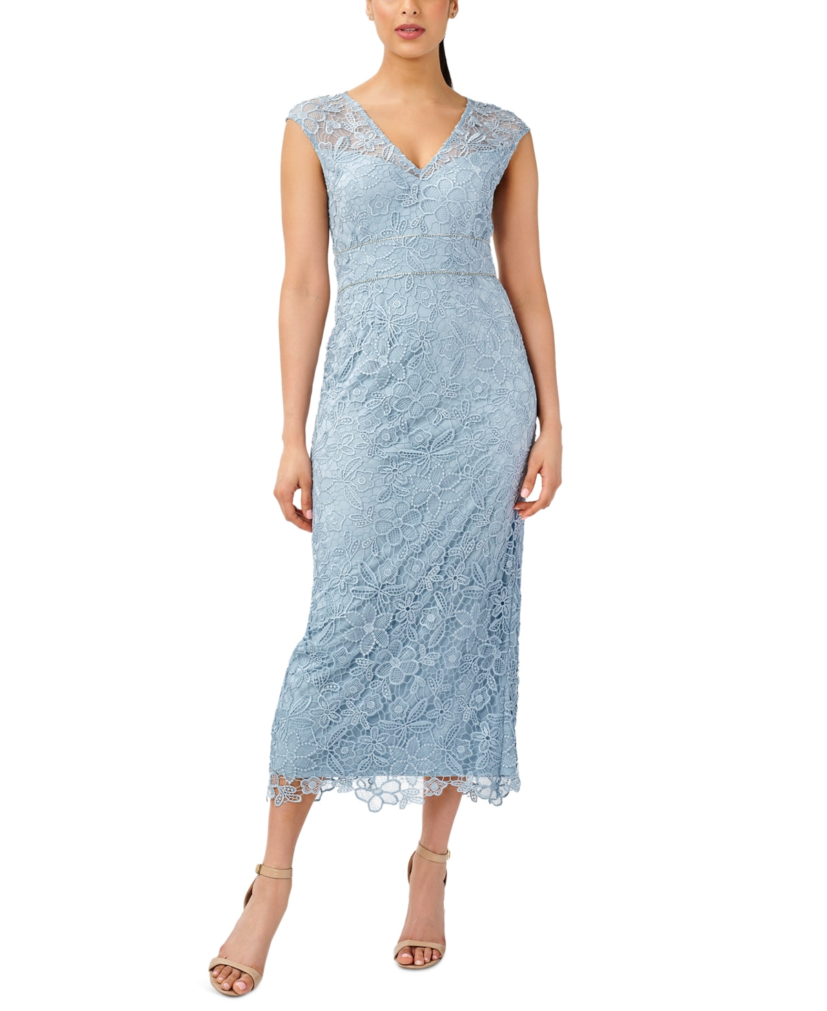 adrianna-papell-womens-lace-midi-dress