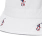 Polo Ralph Lauren पुरुषों की सिग्नेचर पोनी बकेट हैट व्हाइट साइज़ लार्ज