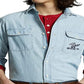 Polo Ralph Lauren Men's Classic Fit Flag Chambray Workshirt Blue Size XX-Large