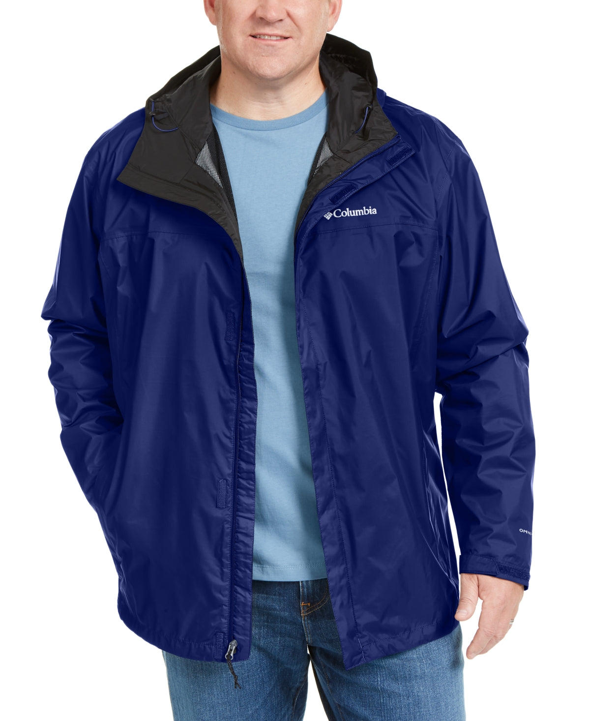 Columbia Men's Big & Tall Watertight Ii Packable Jacket Blue Size Large