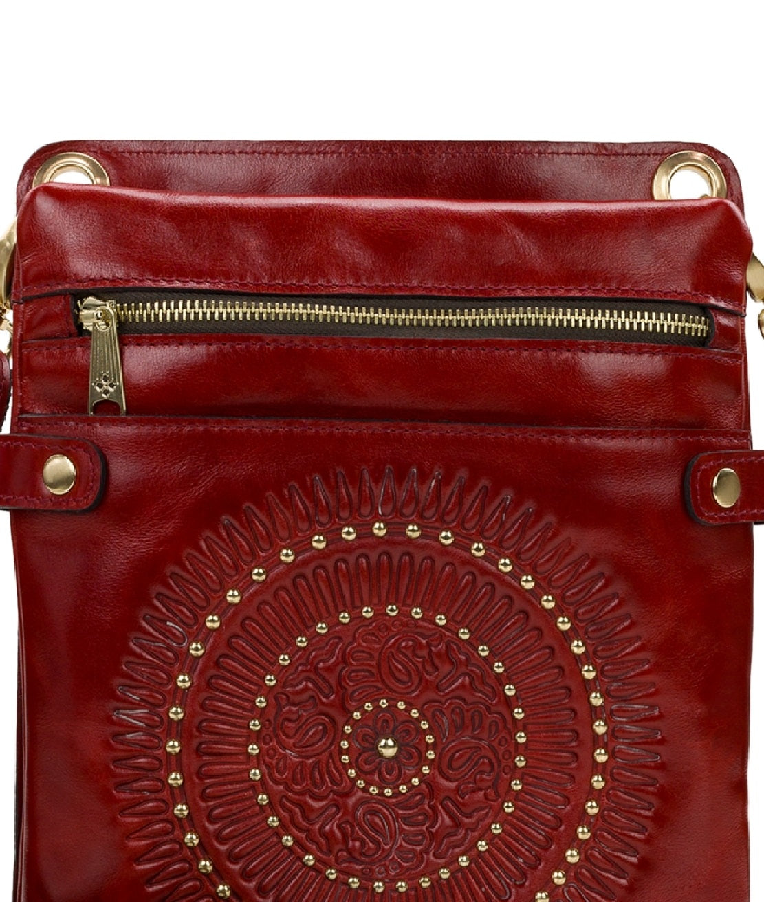 Patricia Nash Women's Francesca Leather Crossbody Red Size Regular