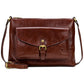 Patricia Nash Women's Kirby East West Leather Crossbody Brown Size Regular