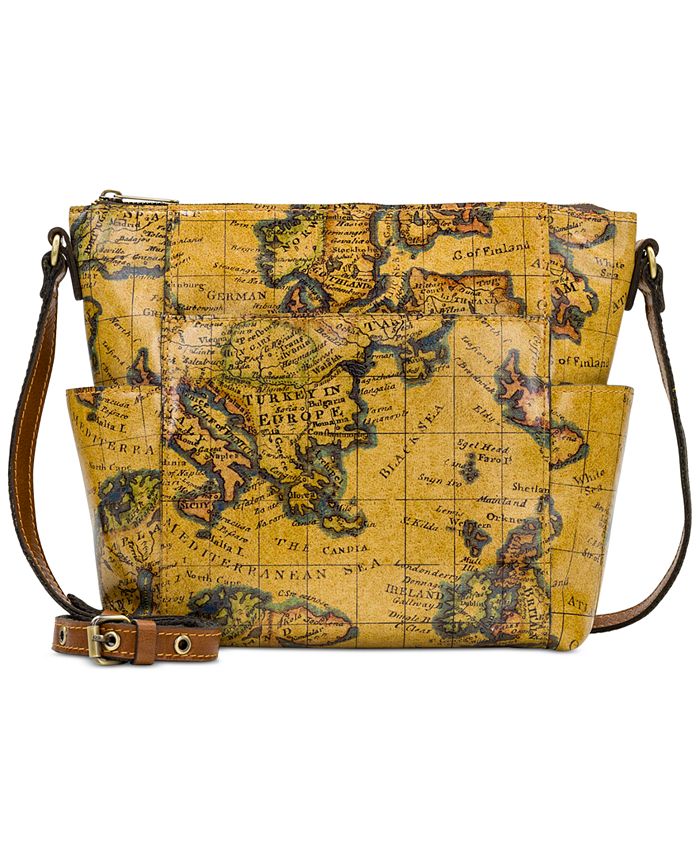 Patricia Nash Women's Aveley Leather Crossbody Yellow Size Regular