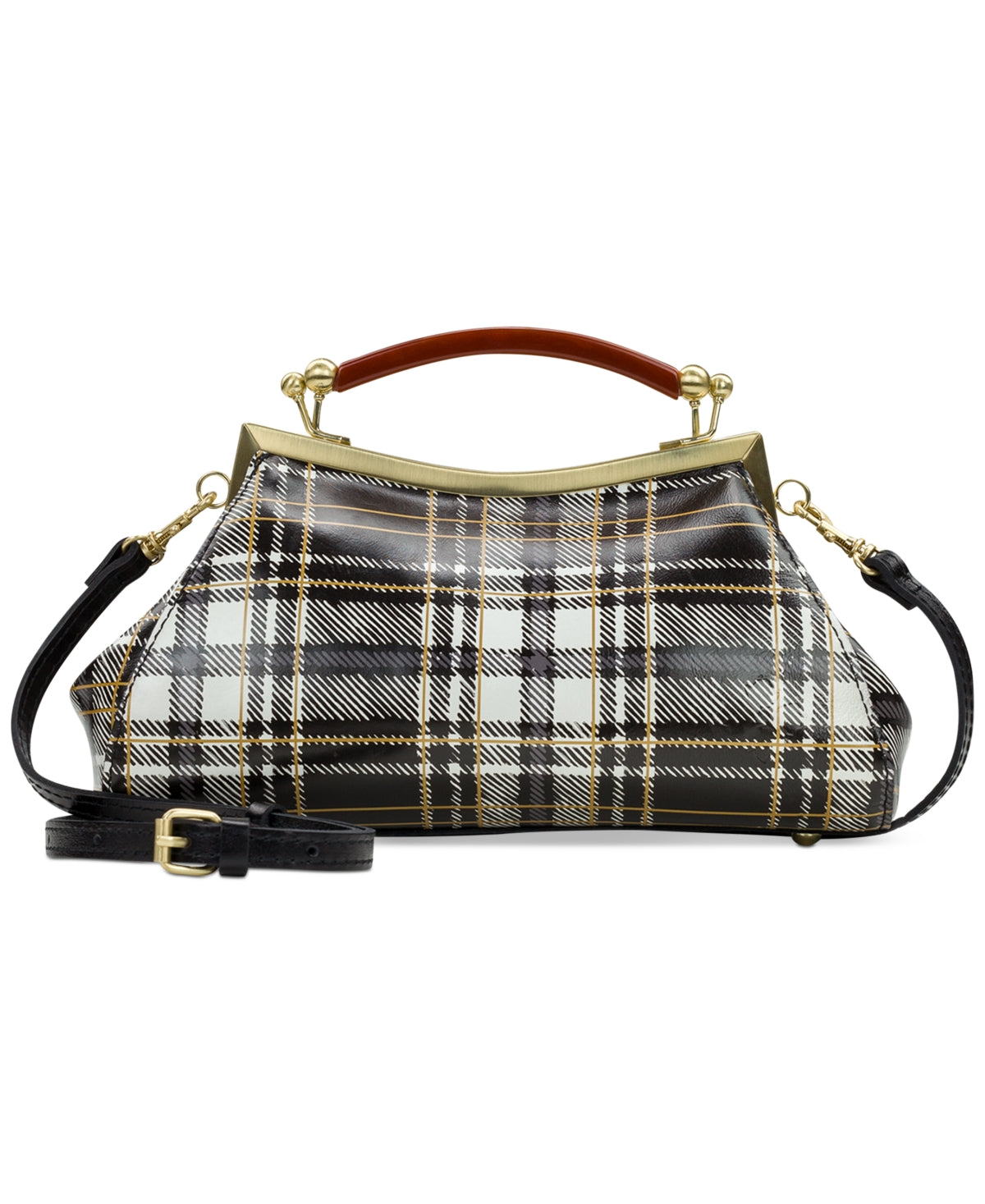 Patricia Nash Women's Kelmscott Frame Small Leather Satchel White Size Regular