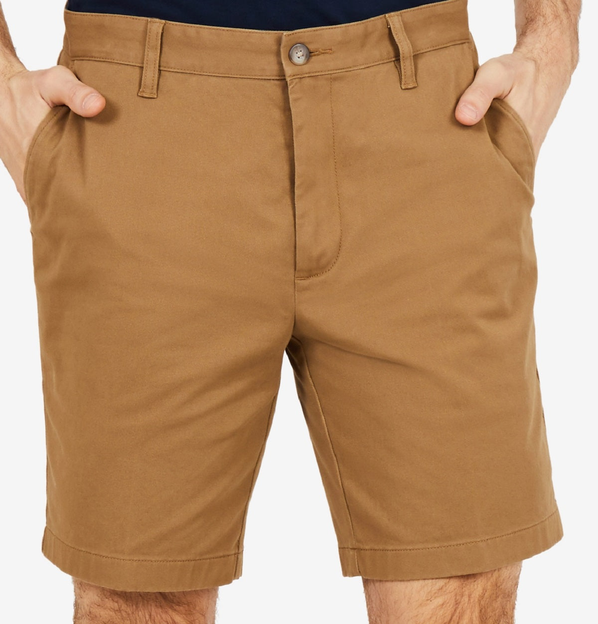 Nautica Men's Classic Fit Deck Shorts Brown Size 38