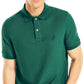 Nautica Men's Sustainably Crafted Classic Fit Deck Polo Shirt Green Size Small