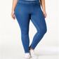 Hue Women's Original Denim Leggings Blue Size 1X