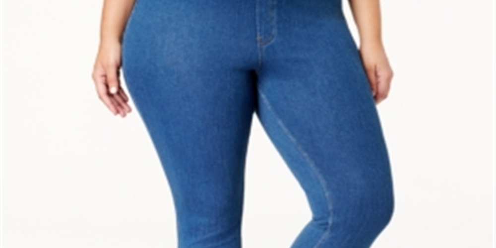 Hue Women's Original Denim Leggings Blue Size 1X