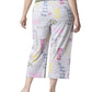 HUE Women's Caring Note Modern Classic Capris Gray Size 3X
