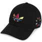 adidas Men's Originals Trefoil Logo Cap Black Size Regular