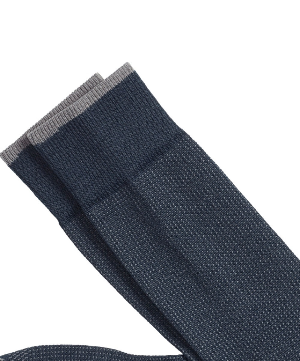 Johnston & Murphy Men's Updated Pin Dot Socks Blue Size 7-13
