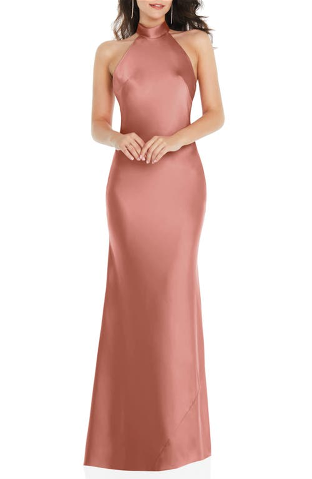 Social Bridesmaids Women's Desert Rose Gown Size Medium