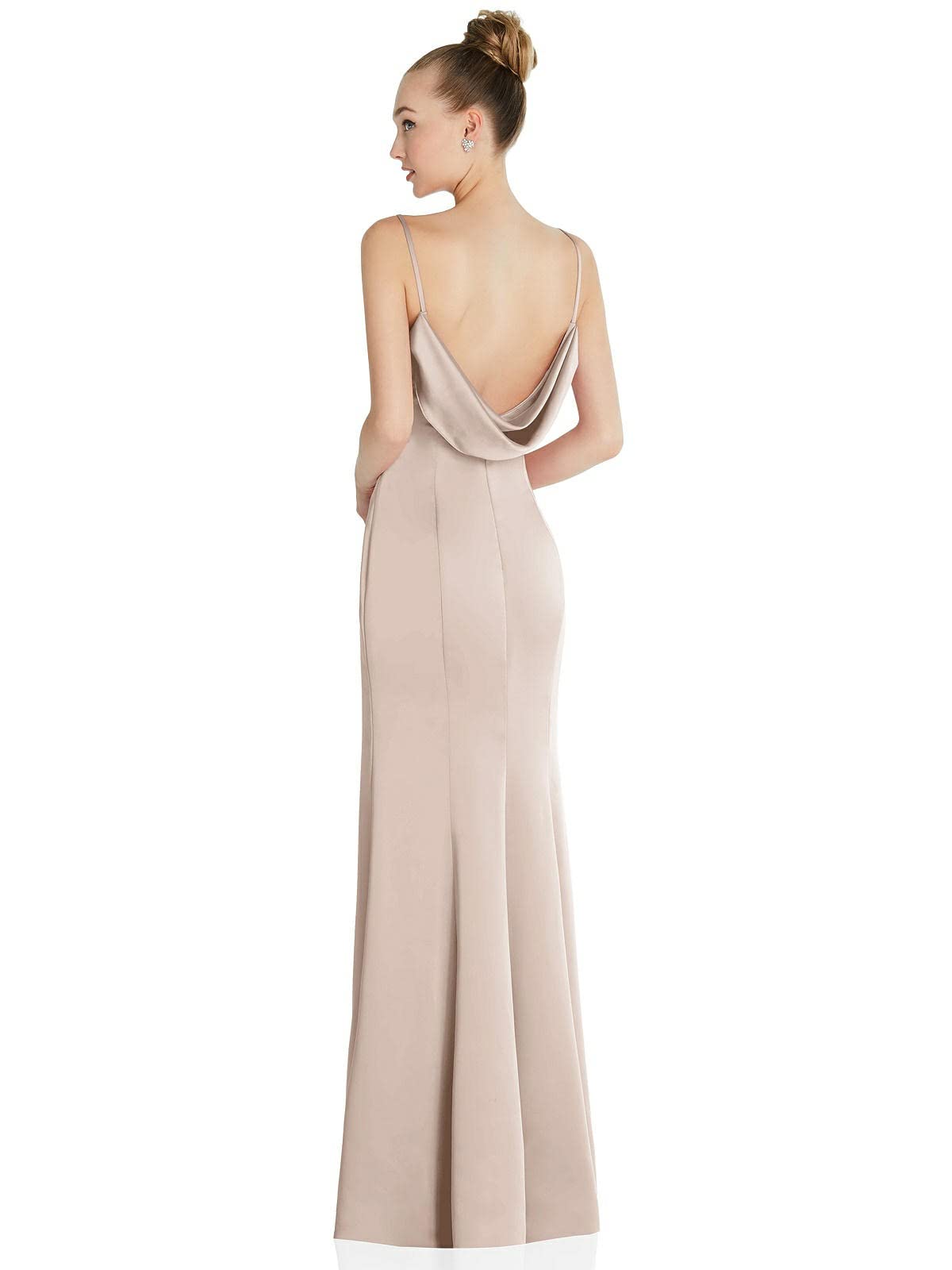 After Six Women's Cameo Cowl Back Gown Size 4