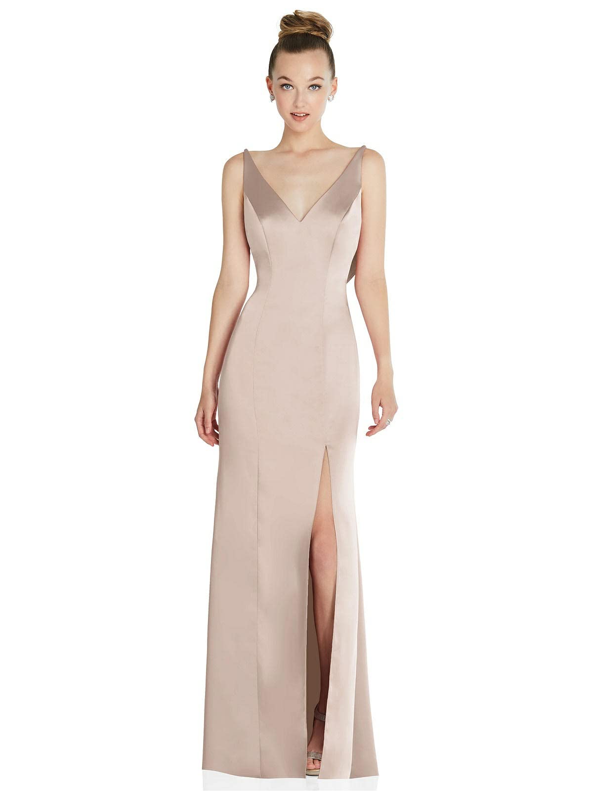After Six Women's Cameo Cowl Back Gown Size 8