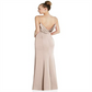 After Six Women's Cameo Cowl Back Gown Size 8