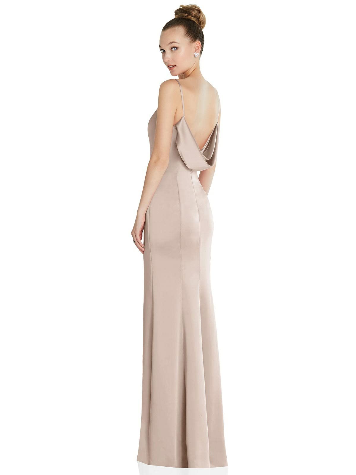 After Six Women's Cameo Cowl Back Gown Size 8
