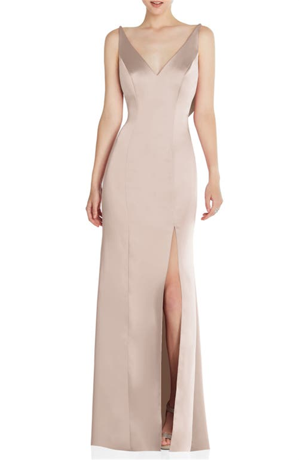 After Six Women's Cameo Cowl Back Gown Size 8