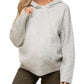 &Merci - Cable Knit Hoodie Sweater