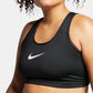 Nike Women's Plus Swoosh Sports Bra Black Size 1X