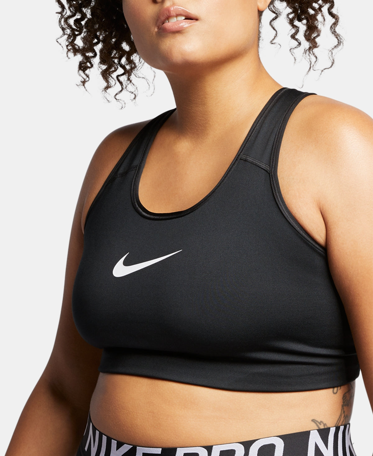 Nike Women's Swoosh Sports Bra Black Size 2X