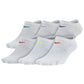 Nike Women's 6 Pk Sportswear No Show Performance Socks White Size Medium