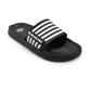 Akademiks Men's Stripe Slides Shoes Black Size 12 M