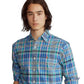 Polo Ralph Lauren Men's Classic Fit Plaid Oxford Shirt Green Size Medium