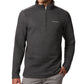 Columbia Men's Great Hart Mountain Iii Half Zip Sweatshirt Black Size Medium
