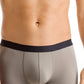 Hanro Men's Micro Touch Boxer Briefs Gray Size Small