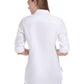 Calvin Klein Women's Non Iron Button Down Tunic White Size Small