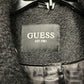 Guess Women's Double Breasted Faux Fur Collar Coat Black Size 0X