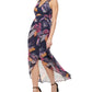 GUESS Women's Chiffon High Low Dress Blue Size 2