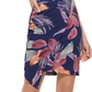 GUESS Women's Faux Wrap Pleated Side Dress Blue Size 4