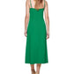 GUESS Women's Knot Front Midi Dress Green Size 4