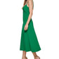 GUESS Women's Knot Front Midi Dress Green Size 4