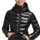 GUESS Women's Hooded Shine Puffer Coat Black Size Small