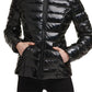 GUESS Women's Hooded Shine Puffer Coat Black Size Small