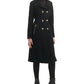 GUESS Women's Double Breasted Walker Coat Black Size Small