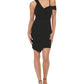 GUESS Women's Asymmetrical Bodycon Dress Black Size 0