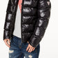 GUESS Men's Hooded Puffer Coat Black Size Medium
