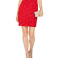 Connected Women's Sequined Lace Sweetheart Sheath Dress Red Size 8