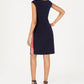Connected Women's Sleeveless Tri Tone Sheath Dress Pink Size 16