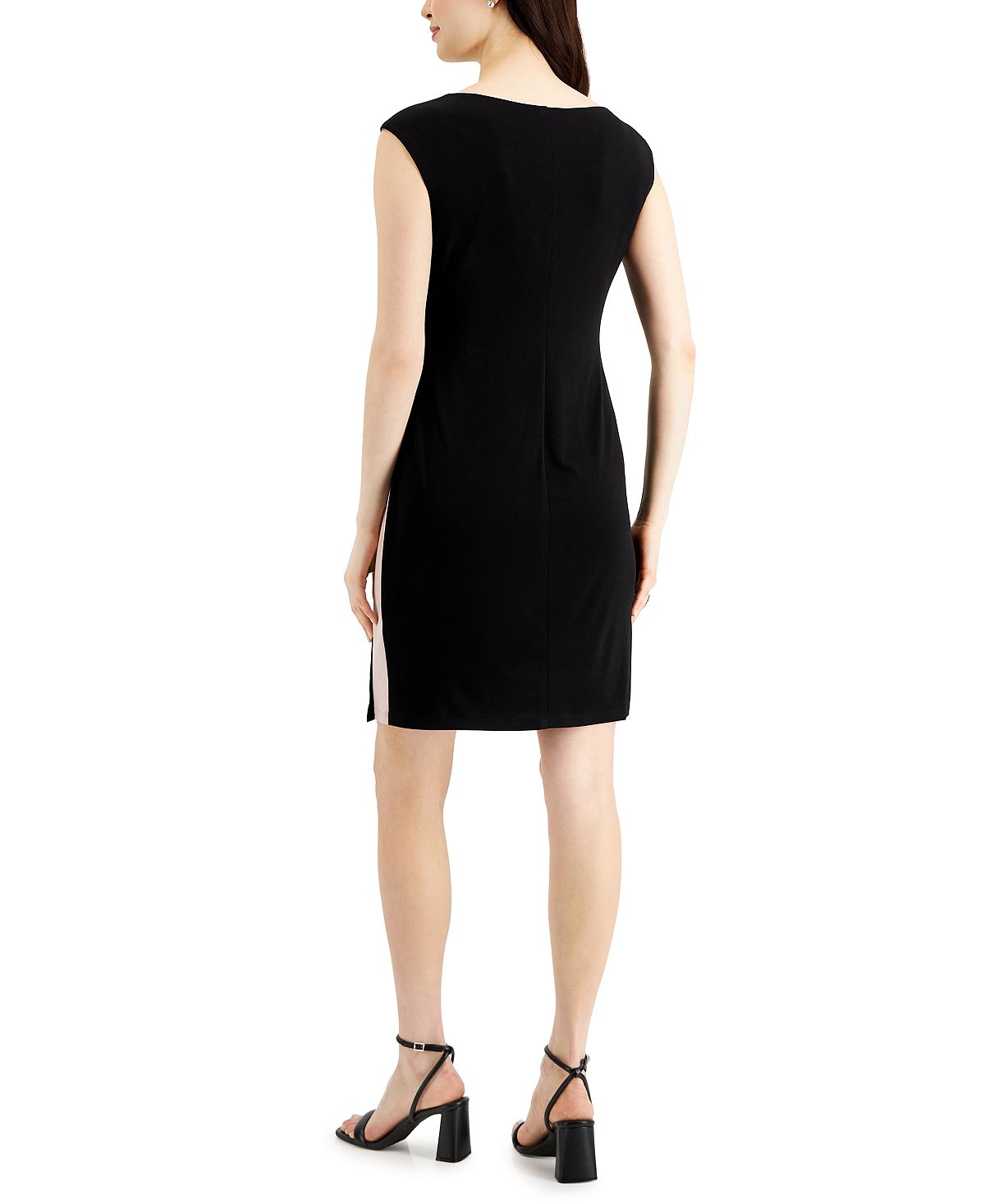 Connected Women's Colorblocked Sheath Dress Pink Size 8Petite