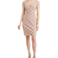Connected Women's Lace & Sequin Dress Brown Size 6