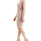 Connected Women's Lace & Sequin Dress Brown Size 6