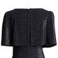 Connected Women's Metallic Cape Jumpsuit Gray Size 12