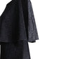 Connected Women's Metallic Cape Jumpsuit Gray Size 12