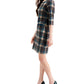 Connected Women's Plaid Sheath Dress Brown Size 8