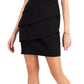 Connected Women's Lace Combo Sheath Dress Black Size 8Petite